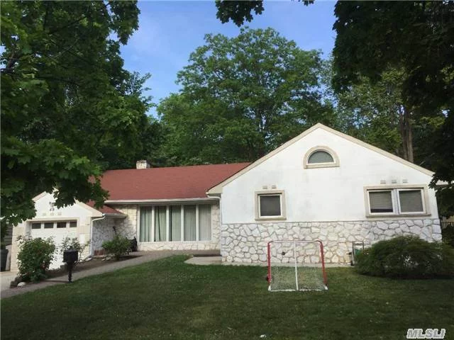 Beautiful Ranch House Located On A Quiet Street In The Heart Of Great Neck Village. Recently Renovated, Wood Floor Throughout The House. L-Shape Living Room/ Ding Room. Big Den Can Be Used As Formal Dinning Room.