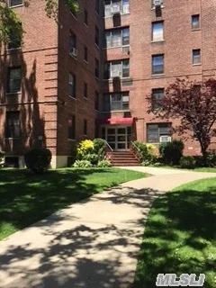 Sunny 1Br Co-Op, Good Condition, Eat In Kitchen, Walk-In Closet, Maintenance Fee Includes All, Convenient To Bus/Easy Access To Major Highway/Supermarket/Post Office/Library/Shopping Center.