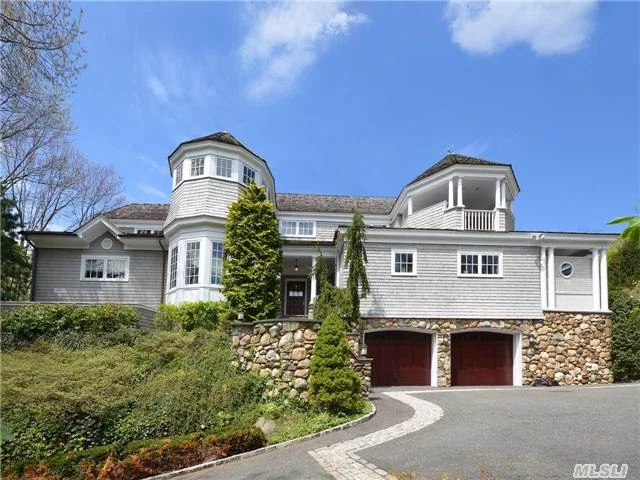 Coastal Living At Its Best! American Shingle Style Home Built In 2002 Overlooking Hempstead Harbor--Views To Ct. Long Private Drive, Elevator To Every Floor, Multiple Decks O&rsquo;looking Harbor & Pool--200&rsquo; Of Beachfront--Brand New Bulkhead. Many, Many Amenities. Come For Your Private Showing. One Of Sea Cliff&rsquo;s Finest!