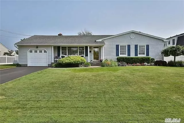 Beautiful S. Sayville Ranch Featuring Waterviews Without Flood Insurance! New Eik W/Granite, Lr, Dr, Cac, Fpl, Hardwood Flrs, Master W/Walk-In-Closet & Master Bath.Gas Heat, Cooking, Dryer & Hot Water.Cedar Imp Vinyl Siding, Oversized Garage, Front Porch, Timbertech Deck, Taxes W/Star $11, 569.92.Not Flooded In Sandy, Flood Insurance Not Needed -Zone X-Check W/Insurance Co.