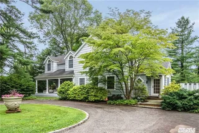 There&rsquo;s Charm Galore In This Expanded Former Groomsman&rsquo;s Cottage Tucked Away Down A Long Private Driveway. Wraparound Porch Leads To Large Front-To-Back Entrance Hall. Living Room Has Coffered Ceiling And Wb/Fp; Large Formal Dining Room. Updated Kitchen And Baths; Fabulous Master Suite; Six Stall Horse Barn Could Be Converted To Six+ Car Garage