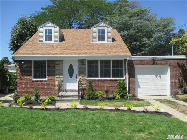 Bethpage Schools - Charles Campagne- Drop Your Furniture & Start Living New In This Totally Renovated House- Kitchen Boasts Granite With Ss Appliances- Crown Molding, New Bath, New Wood Floors, New Finished Bsmt, Newer Roof, Andersen Windows, Too Much To Mention!