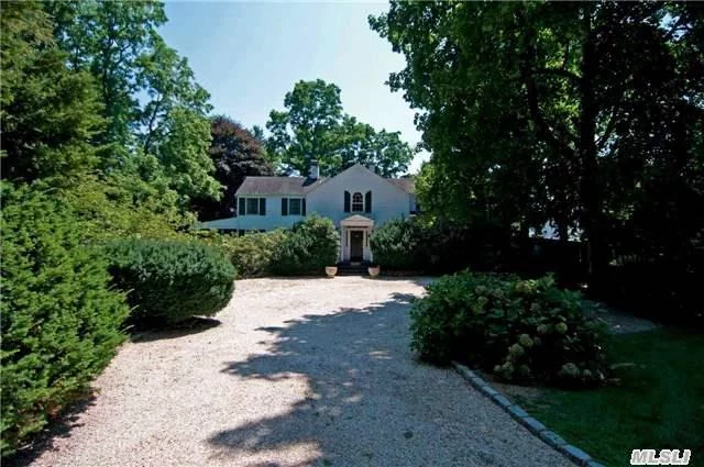 Gravel Long Driveway Leads To This Totally Restored And Renovated Colonial In The Heart Of North Syosset With Berry Hill Elementary. This Homes Sits On Just Shy 3/4 Of An Acre. Charm Abounds In This Home Throughout With Wide Planked Floors, Mouldings And 4 Fireplaces. New Gas Furnace, Updated Kitchen And Baths.