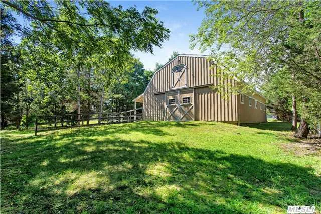 A Must See!! Many Options Are Feasible With This New Listing. Currently An Equestrian Farm With A 36&rsquo;X50&rsquo; 9 Stall Barn, Renovated 4 Br, 2Ba Home, With Attached Cottage/Studio, Garage/Multicar Storage And Various Other Outbuildings. Includes A Vacant Wooded Building Lot As Well As 8.5 Acres Of Drs Land. Total Size Of All Lots Is 11.44Acres.