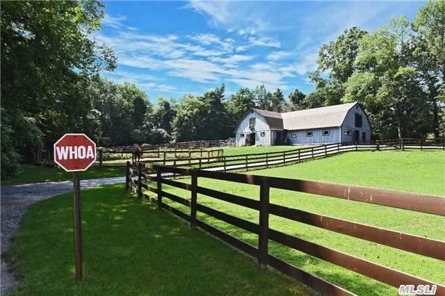 Special 6.28 Acres With Possible Subdivision Into Two 3 Acre Parcels. Existing Structures On Site. Or Use As Compound With Main House, Guest Cottage, Pool & Tennis. Ideal Location In The Village Of Old Brookville Just 22 Miles To Nyc. Idyllic Landscaping On Level Property. Also Includes Horse Paddocks & 8-Stall Barn Or Space For Car Collection. Picturesque Private Setting.