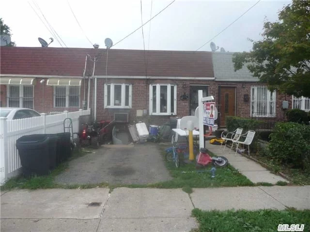 Bungalow With 19X40 Building Size. Features Living Room, Dining Area, 2 Bed, With Full Basement, R3-1 Zone, Walk To Northern Blvd., School Dist. 26, Ez To All, Needs Whole Renovation