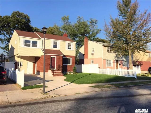 Fully Renovated From Top To Bottom 5 Bedrooms, 2 Full Bath. Finished Basement Brand New Central A/C. Hot Water Heater, Stainless Steel Appliances Washer & Dryer. Huge Lot Size 50X125