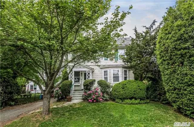 Charming Village Colonial, Updated, Great Hardwood Floors, High Ceilings, Washer & Dryer.