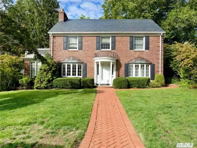 Classic Colonial On Sought After Street In Munsey Park. Old World Charm Awaiting New Owner To Restore Its Grandeur. Close To Town, Train And Lirr. Priced To Sell. As Is.