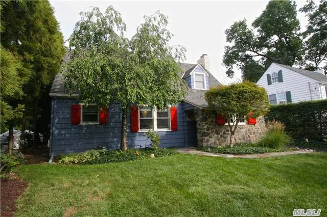 Storybook Charmer On Quiet Street. Large Separate Foyer Leads To Warm Inviting Lr W/Exposed Beamed Ceiling And Fpl. French Doors To Landscaped Yard, Open Floor Plan Fdr And State Of The Art Cooks Kitchen/ Miele Appliances. Bedroom And Full Bath Complete The 1st Floor. Second Floor Offers Two Large Brs And Full Bath. Finished Bsmt With New Half Bath And Laundry. Walk To All