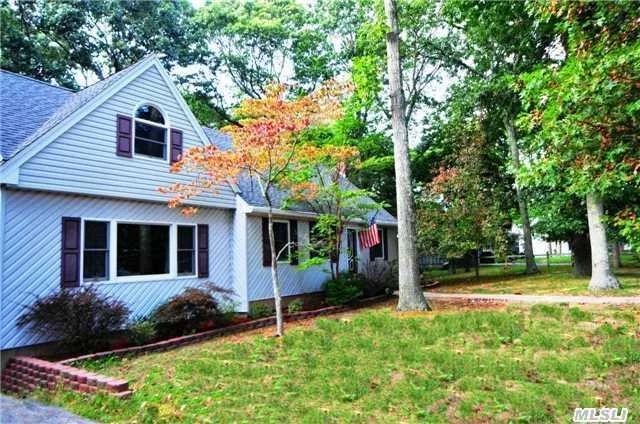 Perfect Year-Round Home- Expanded Cape- Large Family Room, Large Living Room/Dining Room, Updated Eat-In Kitchen, Mastersuite On First Floor. 4 Bedrooms, 3.5 Baths In All. Close To Cedar Beach. Lovely Treed Neighborhood.