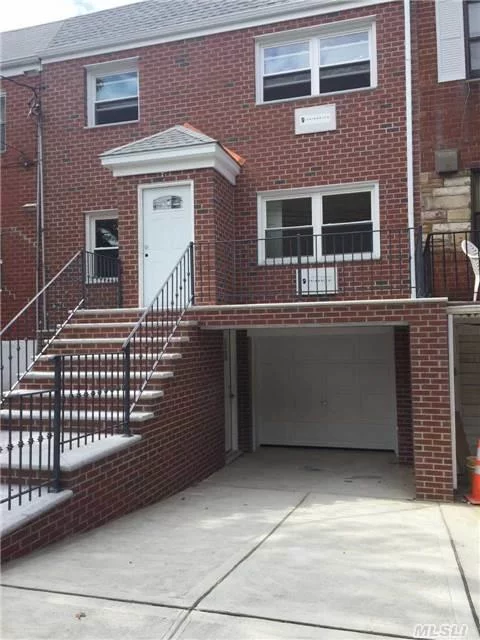 All New Construction Inside, Fully Gut Renovated, 2 Family Brick Off Eliot Ave, 5 Rooms Over 5, Fin Bsmt, Private Yard, 1 Car Garage And Private Driveway, New Modern Kitchens With Granite Counters & S/S Appliances, New Modern Baths, Hardwood And Ceramic Tile Floors, Both Floors Vacant.