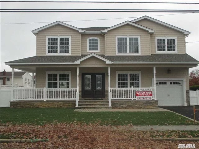 Complete! Gorgeous Center-Hall Colonial W/ 9&rsquo; 1st Floor Ceiling Height. Steel Beams Used For Wide-Open Bsmt. Quiet & Very Desirable Location. Dbl-Wide Dway W/ Pavered Wway To Unique Wrap-Around Pavered Porch W/ Pvc Rails. Stunning Trimwork Thruout. Designer Vanities & Kitchen W/ Granite & Frigidaire Ss Prof Appliances. Fully Pvc Fenced Yard, F Sod, & F Undergrd Sprinklers!