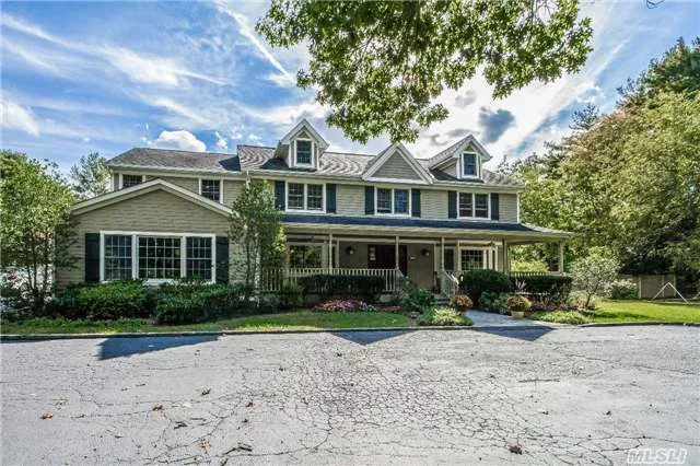 New Oyster Bay Cove Estates - Priced To Sell - Low Taxes! Ch Colonial, 2 Flat Acres, 3 Car Gar.Chef Kitchen, Subzero, Viking, Dacor, Bosch, 2 Sinks, French Sliders To Yard. Lg Laundry/Mudroom Custm Outdoor Bbq, Pool, Room For Tennis, Lg Patio For Entertaining.Bay Wndws In Lr/Dr, Fp In Lr, Wood Floors. 3 Full Baths Up, 5 Lg Br - Mbr Steam Shower + Lg Walk-In Closet!