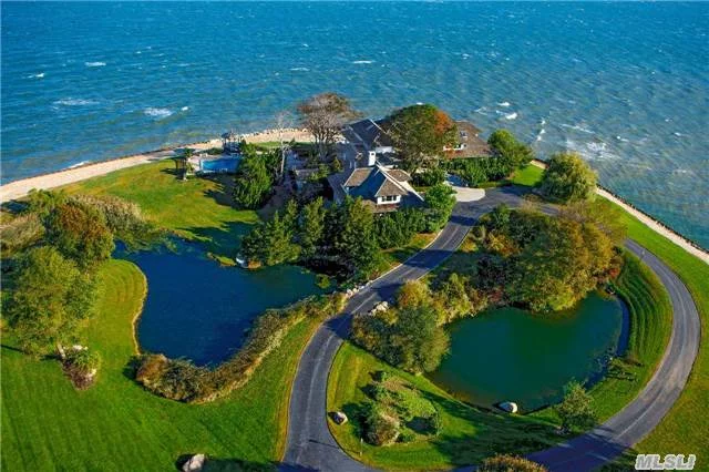 Unique 11, 000 Sq Ft Post Modern Home With Water Views From Every Room Of Both Long Island Sound And Oyster Bay. Secluded Cul-De-Sac, Situated At North End Of Center Island. Walk-Out Decks From Most Rooms. Geothermal Heated And Cooled.
