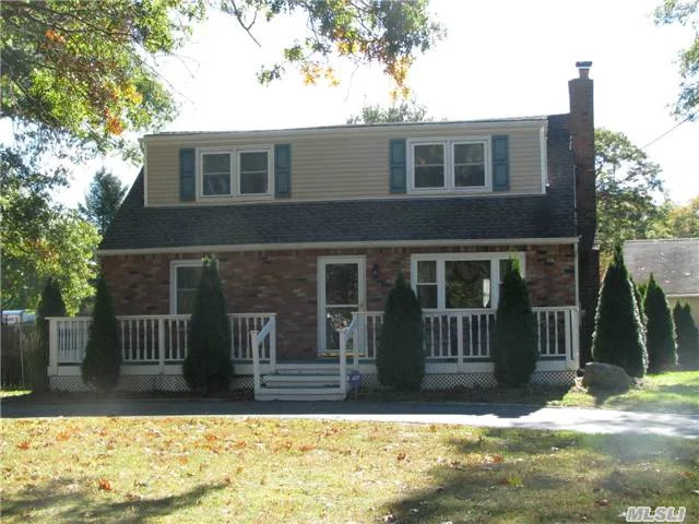 Lovely Updated Cape, Fully Dormered With Large Master And 2 Other Bedrooms On Second Level. Two Custom Tiled Baths, Kitchen With Granite And Stainless, Dining Room With Fireplace, New Roof, Windows Throughout. Completely Renovated Within Last 5 Years. Huge Fenced Property And Circular Driveway. Immaculate!