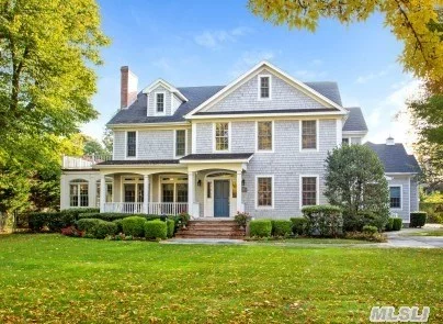 Stately Traditional Center Hall Colonial In South Bayport. Every Room Is A Gracious Size And The Quality And Detail Are Amazing. 3 Fireplaces Perfectly Manicured Grounds Heated Igp 3 Car Garage With Bonus Room Above. Full Finished 8&rsquo; Ceiling Basement. Hydronic Heating System Radiant Floors In Sunroom And Mbr. This Home Has It All!