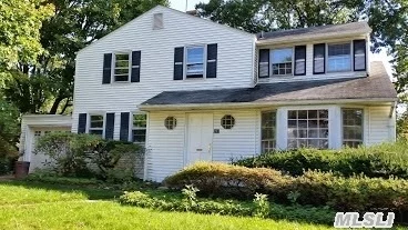 Large Colonial In Herricks Sd. Hardwood Floors, Eat In Kitchen, Master Bedroom With Walk In Closet And Full Bath Plus 3 Additional Bedrooms And Full Bath. Laundry In The Basement. One Car Garage.