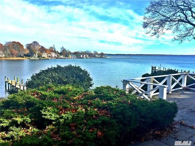 Creek & Bay Views From This 4 Br, 3 Ba Cape W/Dock And New Bulkheading.