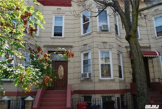 Beautiful 2 Family Brick On A Tree Lined Street Only Blocks Away From Shopping And M Train To Manhattan, 3 Bedrooms Over 2 Bedrooms With Full Basement , Private Yard .