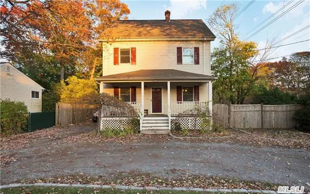 Charming Colonial In Connetquot Schools Features 3 Bedrooms, Formal Dining Room, 2 Car Detached Garage, Front Porch, Full Basement. Close To All Shopping, Public Transportation, Restaurants! Taxes With Star $8096.53