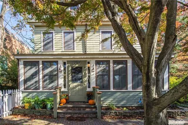 Warm & Welcoming Home, Renovated For Today&rsquo;s Living While Retaining Its Traditional Charm! Open Chef&rsquo;s Kit. W/48&rsquo; Island, Pantry,  6-Burner Wolf, Sub Zero, Front-Load Washer/Dryer. Central Ac, Updated Mechanicals, New Energy Eff. Windows. 6/7 Bedrms, Hardwood Fls, Fireplace, Orig. Pocket Door & Enclosed Porch Entry. 1/2 Acre, Fenced, W/Brick Patio, Stone Walls. Must See!!