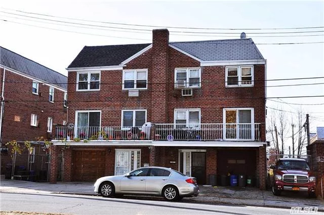 Wonderful Brick Semi-Detached Home. Great Investment In Flushing/Fresh Meadow Area! R4 Zoning, Near All, Private Driveway,