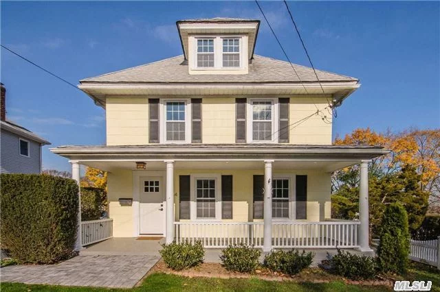 Fully Restored 1913 Village Home With Fabulous All New Black Granite Kitchen, White Cabinets And Stainless Steel Appliances. All Redone With Original Beautiful Wood Floors And Trim. All New Full Baths And A Convenient Mudroom Leading Out To Back Deck. Two-Car Garage W/Loft. Oil For Heat, Gas For Stove And Hot Water. Winter Waterviews All The Way To Ct! Ob-En Sd#6.