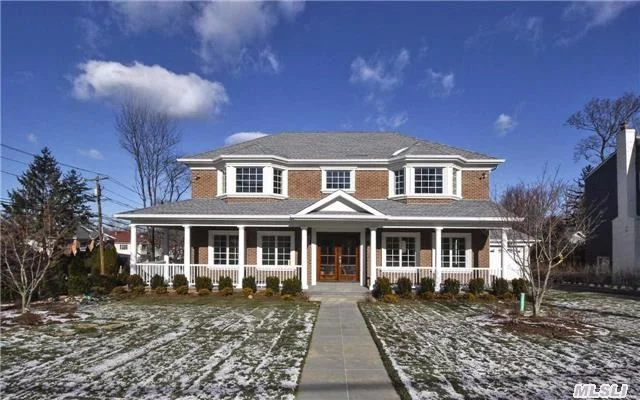 Spectacular New Construction. All Brick Central Hall Colonial With Unique Wraparound Porch. 4500 Sqft Of Sun Dancing Living Space Including Finished Basement. 5 Bedrooms 4.5 Bathrooms. Lots Of Details And Beautiful Appointments. All High End Materials, Star Energy Home, Radiant Heat, Central Vac, Alarm, Pre Wired Surveillance Cameras And Sound System. A Must See