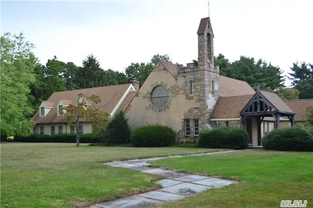 2 Buildings, 1 Currently Being Used As Main Sanctuary. Other Building Has 2 Offices, Bathrooms, Kitchen, Auditorium. 2nd Floor Unfinished Attic And Finished Basement With 3 Large Rooms. Unfinished Parsonage On Property.