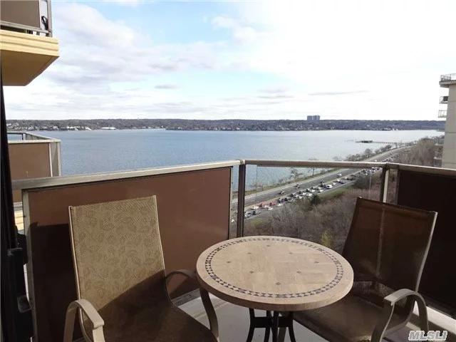 Luxury 1 Br, 1 Bath Co-Op At Towers Of Water&rsquo;s Edge. 15th Flr W/ Terrace & Spectacular Se Water View Overlooking The Bayside Marina. Updated Kitchen, Bath Liv//Din Rm., Lg Bedroom. All Utilities Included In Maintenance, 24-7 Security/Doorman, Indoor Garage, Dry Cleaners, Grocery Store, Full Service Beauty Salon, Gym & Pool. Close To All Shopping & Transportation
