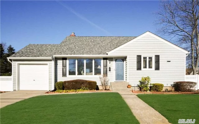 Spacious Cape Cod Offers Full Finished Basement W/ Outside Entrance, Hardwood Floors, Roof And Siding 2014, 1 Car Garage. Oil Heat, Gas Stove, In-Ground Sprinklers. Gas Hw Heater. Plus Room To Store Your Boat/Rv. Amazing Curb Appeal.