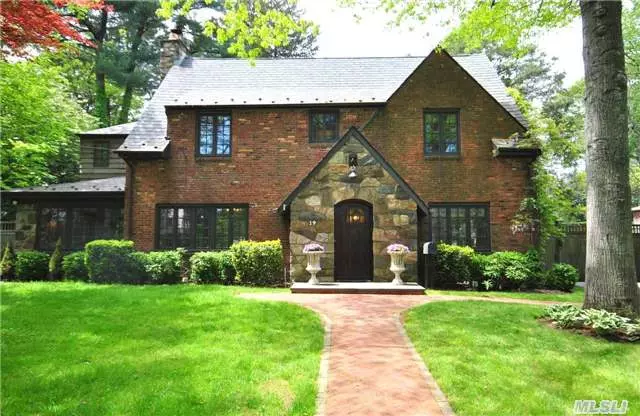 One Of The Prettiest Streets In Glen Cove, Sits This 1935 Brick/Stone Tudor Home Completely Renovated For Today&rsquo;s Lifestyle. Gourmet Kitchen W/ Marble Counters, Radiant Heated Floor, Pella Windows. Master Suite W/2 Walk-In-Closets, Copper Gutters, Natural Gas. 3 Car Garage, Private Backyard. Close To Shops And Restaurants.