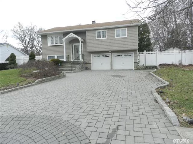 Custom Expanded Hi Ranch With Beautiful Open Floor Plan, Custom Moldings, Tray Ceiling, Great Room With Vaulted Ceilings And Gas Fireplace, New Eat In Kitchen With 9X5 Island, Granite, Ss Appliances, Cac, Central Vac, Buderus Burned, Hydro Air Heat, Please See Fact Sheet For More Details On Mechanicals, Cambridge Paver Driveway, Cedar Deck, Ag Pool, Too Much To List!!-