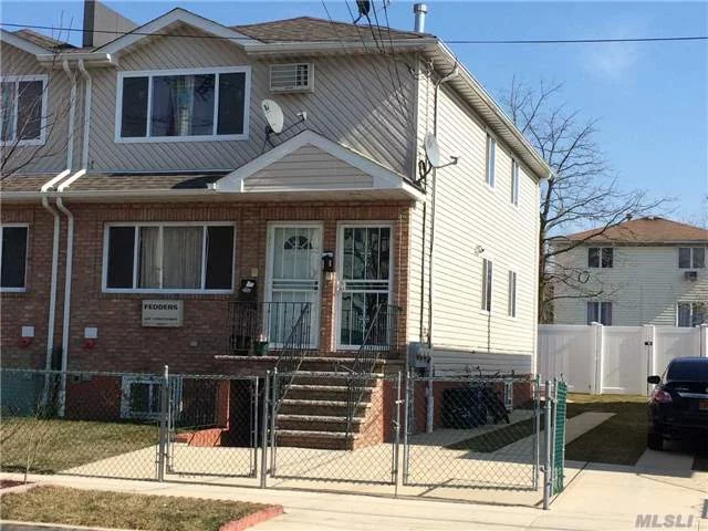 A Lovely Young 2 Family Home With 3 Bedrooms Over 3 Bedrooms And Full Finished Basement, Private Driveway And Huge Fenced Backyard. There Are 2 Outside Entrances To The Basement, One In The Front And One In The Rear. 2 Separate Boilers And Hot Water Heaters. A Great Home For Your Investment. Conveniently Located.