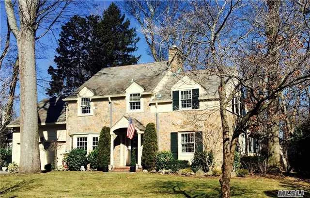 Classic Fieldstone And Shingle Center Hall Colonial With Slate Roof On Prime Cul-De-Sac In Heart Of Munsey . Gracious Home For Living And Entertaining With Expansive Space. This Home Also Offers Great Opportunity For Outdoor Entertaining On Brick And Slate Patio Overlooking The Five Acre Polliwog Pond.