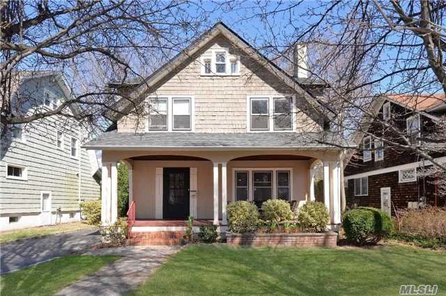 Home To The Same Family For Last Generat&rsquo;n, Ca 1923 Arts & Crafts Style Colonial W/5Brs, Ready To Welcome New Owners. Great Mid-Block Locat&rsquo;n, Commuters&rsquo; Delight. Broad Front Porch. Stunning Stone Fireplace In Lr, 2nd Fireplace In Dr, Wide Oak Frames Windows, Doors. Offered As Is. Don&rsquo;t Miss This Gem!