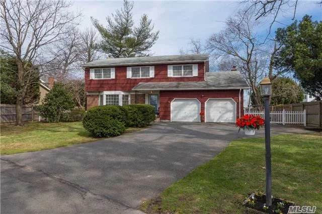 A Lovely 4 Bedroom Colonial 2.5 Baths Private Cul-De-Sac, Large Property 90 X 180,  Den W/Fireplace, Laundry Room, Fairly New Kitchen, Appliances & Stone Counter Tops, New Oil Burner. Close To Everything Rr, Shopping, Restuartants Etc.