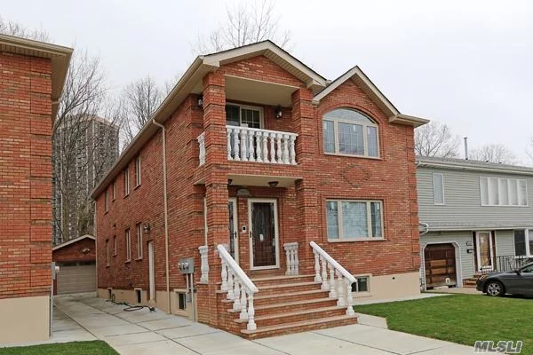 New Detached 2 Family Brick Construction On Beautiful Street In Little Neck/Glen Oaks Neighborhood. Each Apartment Has A Separate Entrance With 3 Bedrooms And 2 Full Baths. Ready For Occupancy