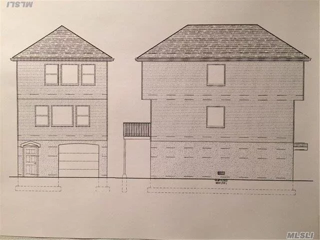 New Construction To Be Built: Raised, Fema Compliant Waterfront Home With Top Of The Line Finishes And Appliances On A Quiet Street In Desirable South Bellmore. Still Time To Customize!