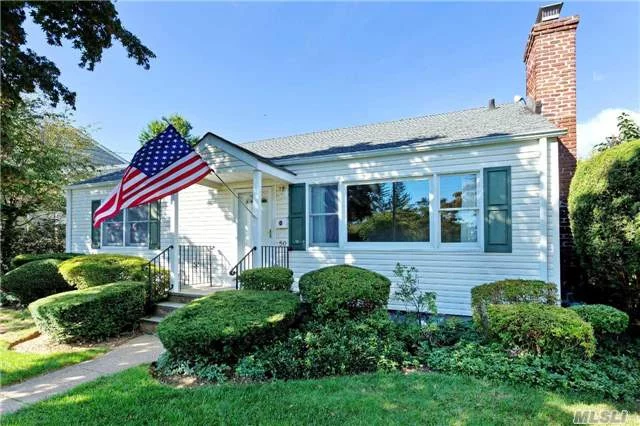 Location, Location, Location. Three Bedroom Ranch With Wood Burning Fireplace, Hardwood Floors, Two Car Garage And Private Property. Part Finished Basement. Close Proximity To Golf Course, Tennis, Beaches, Downtown Shops, Restaurants, Long Island Railroad Station And Highways.