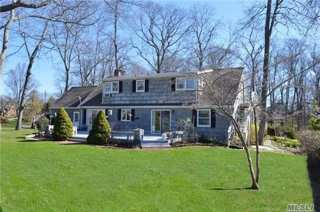 Updated Traditional Home, Silestone Kitchen, Stainless Appliances, Newer Bathrooms, 3 Zone Street Gas Fired Hw Heat, New Composite Decking, Newer Roof, Large Cedar Closet, Full Basement And 2-Car Garage. Spacious Home On Nicely Manicured Property In Great Waterfront Community; Deeded Li Sound Beach Rights In Eastern Shores.