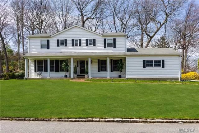 Center Hall Colonial In Lakeville Estates Section Of East Hills. 4 Bedrooms, 2 1/2 Baths On Almost 1/2 Acre. Large Formal Dining Room, Den W/ Fireplace. Master Offers A Sitting Area/Office, Newly Finished Lower Level,  Nicely Maintained. Newly Renovated Lower Level. East Hills Pool And Park.