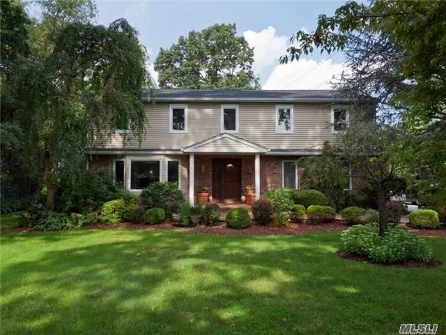 Spacious Colonial Set Way Back On A Private 1-Acre In The Incorporated Village Of Roslyn Harbor, This Spectacular Home Offers All Of The Amenities, Gleaming Hardwood Floors, Bright Rooms, Huge Master Suite With Bath, And Much More.