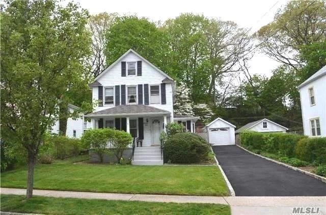 Charming Village Colonial Set On Oversized Lot In The Heart Of Oyster Bay. Living Room, Formal Dining Room, Great Room With Fireplace, Sliding Doors To Patio, Full Bath, Eat In Kitchen. 3 Bedrooms With Full Bath. Located Close To Shopping, Beach, Park, And Train.