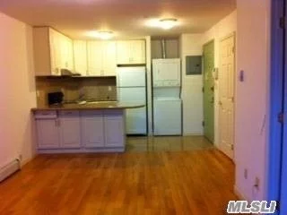 Flushing Young Elevator Condo 1 Br, 1 Bath, Cozy Open Kitchen, Unit On 7th Floor With Balcony & Beautiful Park View, Wood Tiled Floors & Granite Counter Top, Elevator Building, Apt With Washer And Dryer & Ac , 24-Hr Security Cameras, Public Library Locate Right Next Building , One Block From Community Swimming Pool & Park, Convenient To All.