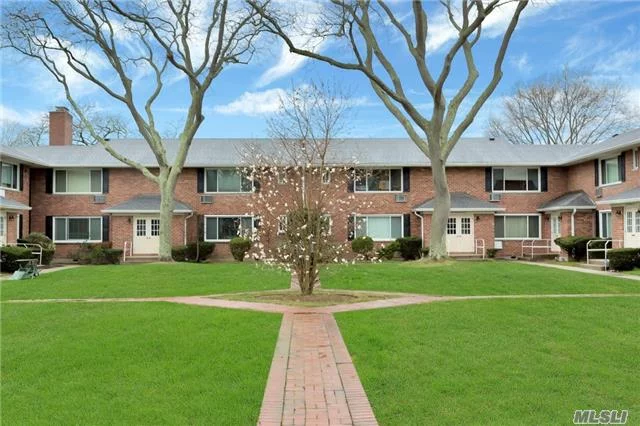 This Warm And Inviting Co Op Consists Of Liv/Din Room And Eik. 1Master Bedroom With 1 Full Bath . This 2nd Floor Unit Has A Nice Open Lay Out, Great For Entertaining.. Beautiful View Of The Manicured Courtyard. One Car Garage/Storage Is Included . Laundry Room Included. This Pet Friendly Community Is In Walking Distance To The Lirr And The Town Of Babylon.