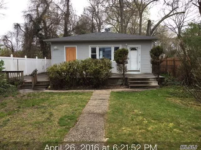 Located On A Quite Dead End Street, The Home Sits On A Long Deep Yard, The House Is Set All The Way Back Giving You An Open Front Fenced Yard, Large Eat In Kitchen With Slider To Side Yard, Full Basement With An Inside And Outside Entrance.