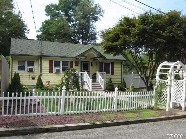 Lovely 3 Bedroom, 1 Bath Ranch In Famed Miller Place Schools! Large Living Room, Large Eat-In Kitchen, Hardwood Floors, Ceiling Fans, Many Updates, Newer Kitchen W/Cherry Cabinets, Fully Pvc Fenced & Nicely Landscaped Yard W/Big Shed & Brick Patio, Trex Porch, Large Driveway, Must See!