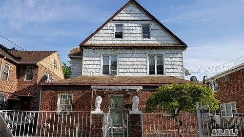 2-Family Home Located In The Heart Of Flushing. 1-Car Garage, Private Driveway Fits 4-5 Cars. Convenient To Houses Of Worship, Shopping & Transportation. 5-7 Min Walk To Main St.